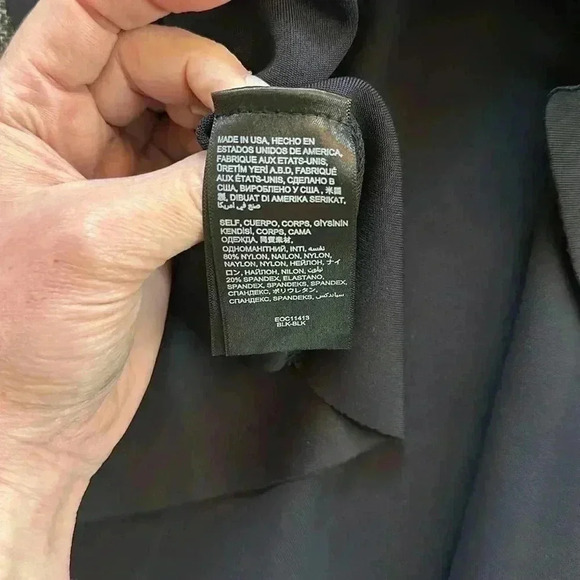 NWT size XS Bebe black buttery soft flowy skirt - Picture 4 of 4